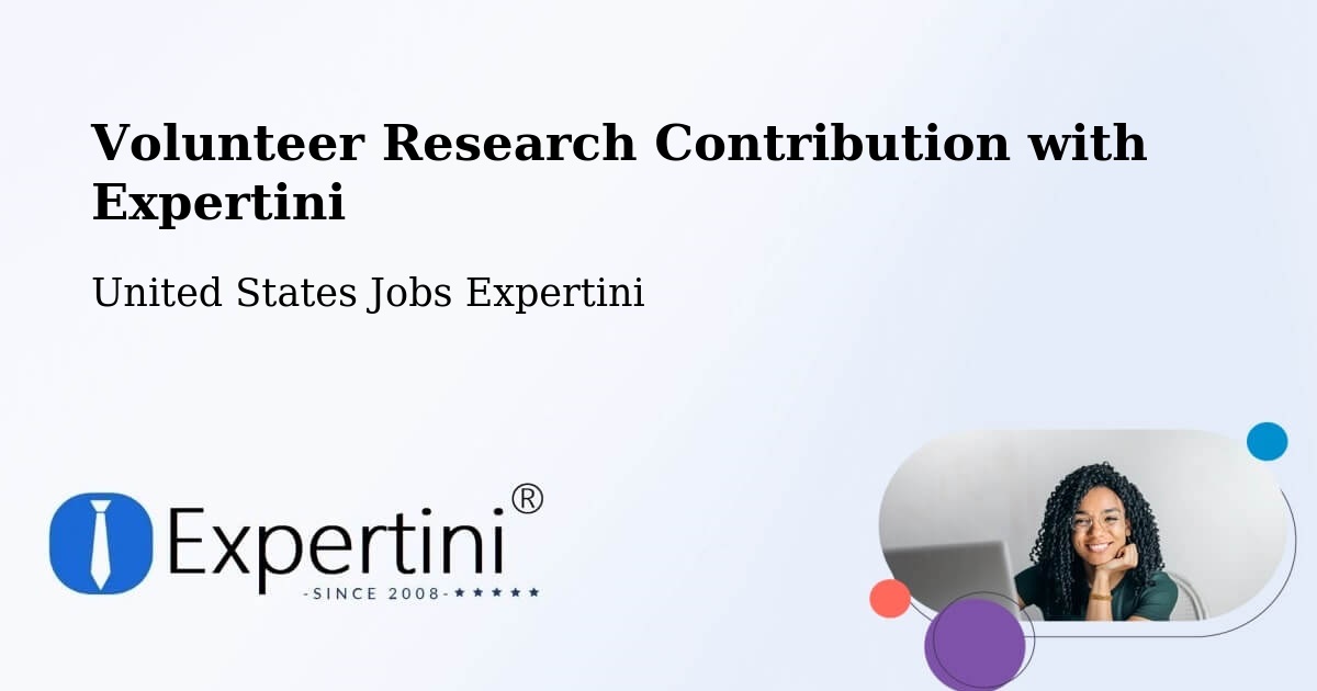 Volunteer Research Contribution Program – Bryan - United States Jobs Expertini